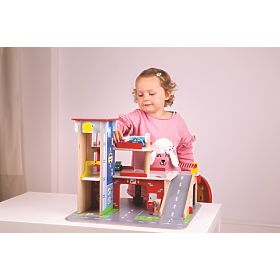 Bigjigs Toys Garage con parcheggio