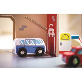 Bigjigs Toys Garage con parcheggio