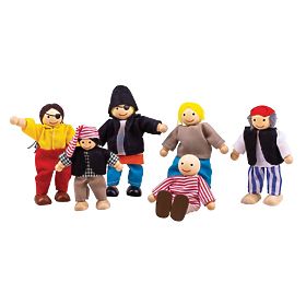 Bigjigs Toys Pirati Set 6 pz, Bigjigs Toys