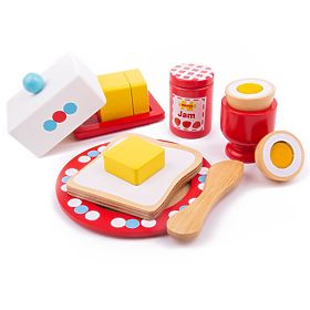 Bigjigs Toys Set colazione in legno
