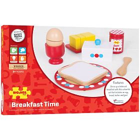 Bigjigs Toys Set colazione in legno