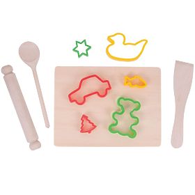 Bigjigs Toys Set da Forno con Formine