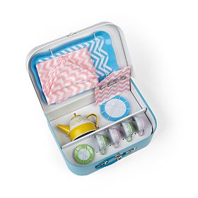 Bigjigs Toys Set da tè in valigetta