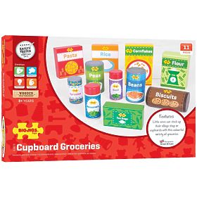 Bigjigs Toys Set di Alimenti Non Deperibili, Bigjigs Toys