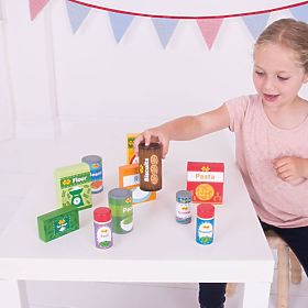 Bigjigs Toys Set di Alimenti Non Deperibili