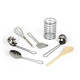 Bigjigs Toys Set di utensili da cucina, Bigjigs Toys