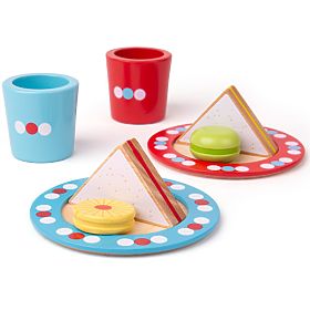 Bigjigs Toys Set merenda a pois