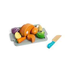 Bigjigs Toys Set Pollo arrosto con verdure
