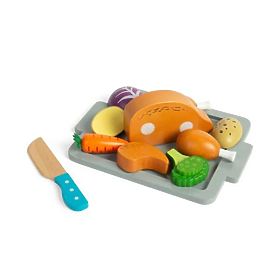 Bigjigs Toys Set Pollo arrosto con verdure