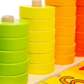 Bigjigs Toys Tabellone per puzzle con numeri