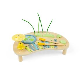 Bigjigs Toys Tavolino Musicale Giungla, Bigjigs Toys