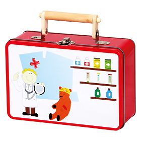 Bino Giocattoli in legno set da veterinario