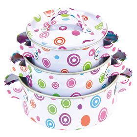 Bino Set di pentole smaltate 11 pezzi