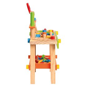 Bino Tavolo da lavoro per bambini con attrezzi, Bino