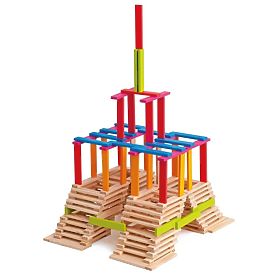 Blocchi di legno planks 200 pezzi