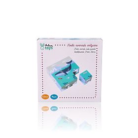 Blocchi puzzle cubici Animali artici