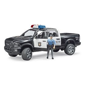 Bruder Auto della Polizia RAM con poliziotto