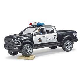 Bruder Auto della Polizia RAM con poliziotto, Bruder