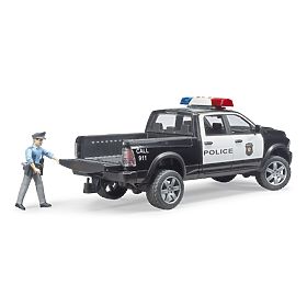 Bruder Auto della Polizia RAM con poliziotto