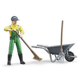 Bruder BWORLD Contadino con accessori