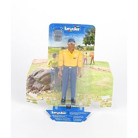 Bruder BWORLD Figura operaio CAT, Bruder