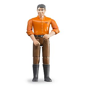 Bruder BWORLD Figura uomo pantaloni marroni