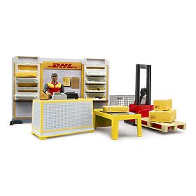 Bruder BWORLD Filiale DHL con accessori
