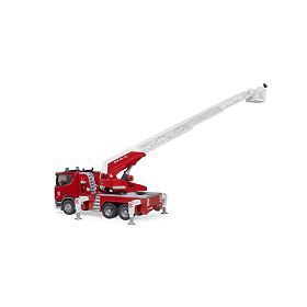 Bruder Camion dei Pompieri Scania con Scala, Bruder