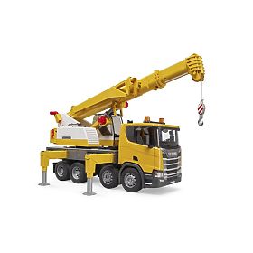 Bruder Camion Scania con gru Liebherr, Bruder