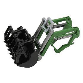 Bruder Caricatore Frontale per Trattori John Deere 6920 Verde