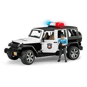 Bruder Jeep Wrangler Rubicon Polizia
