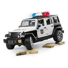 Bruder Jeep Wrangler Rubicon Polizia