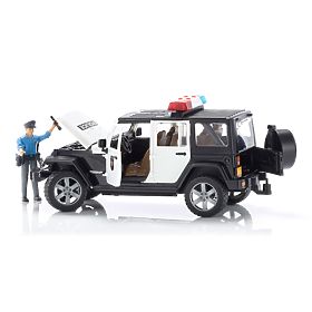 Bruder Jeep Wrangler Rubicon Polizia