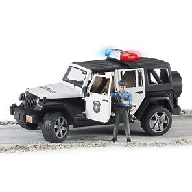 Bruder Jeep Wrangler Rubicon Polizia