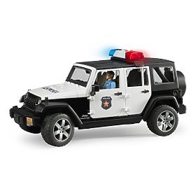 Bruder Jeep Wrangler Rubicon Polizia