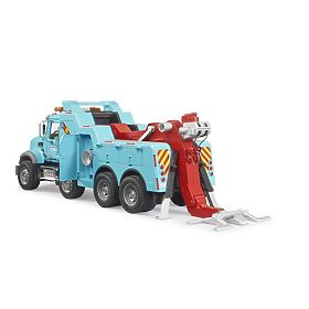 Bruder MACK Granite Camion di Recupero e Rimorchio con Suono e Luce