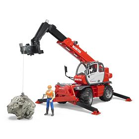Bruder Manipolatore Manitou MRT 2150 con accessori, Bruder