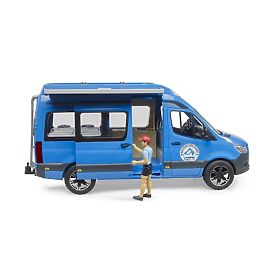 Bruder MB Sprinter Camper con autista e accessori