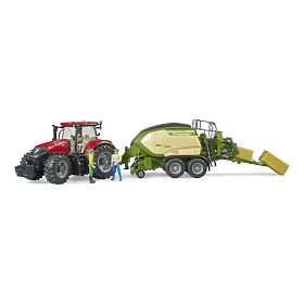 Bruder Pressa con 2 balle Krone BiG Pack 1290HDP VC