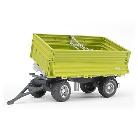 Bruder Rimorchio Ribaltabile FLIEGL verde, trilaterale