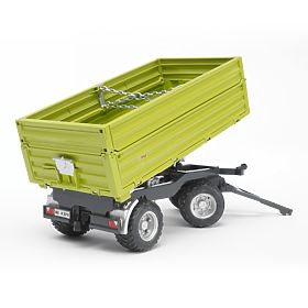 Bruder Rimorchio Ribaltabile FLIEGL verde, trilaterale