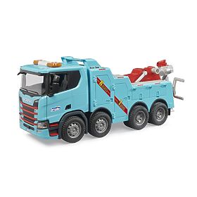Bruder Scania Super 560R Carro attrezzi e di recupero con suoni e luci