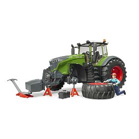 Bruder Trattore Fendt 1050 Vario con meccanico e attrezzi da officina 1:16