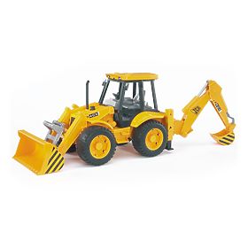 Bruder Trattore JCB caricatore frontale con escavatore