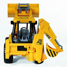 Bruder Trattore JCB caricatore frontale con escavatore