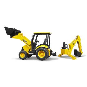 Bruder Trattore JCB MIDI caricatore frontale con escavatore