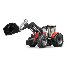 Bruder Trattore MASSEY FERGUSON 7624 con caricatore frontale