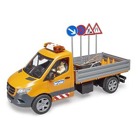 Bruder Veicolo di manutenzione stradale MB Sprinter con figurina e accessori