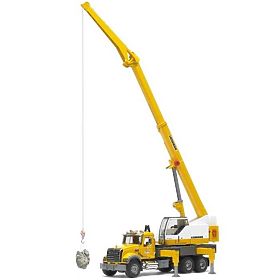 Camion Bruder MACK Granite gru LIEBHERR
