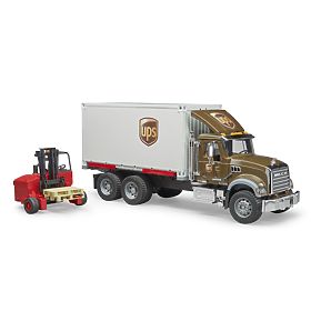 Camion Bruder Mack UPS con carrello elevatore